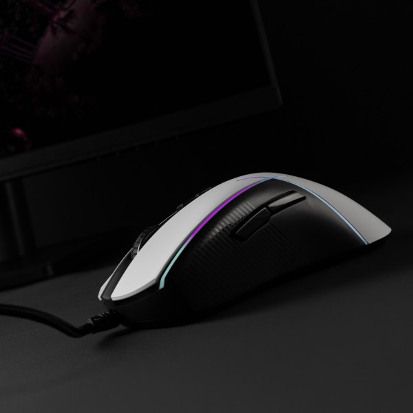 Фото - Миша дротова ігрова Proove Gaming Defiant White (CMDE00000101)