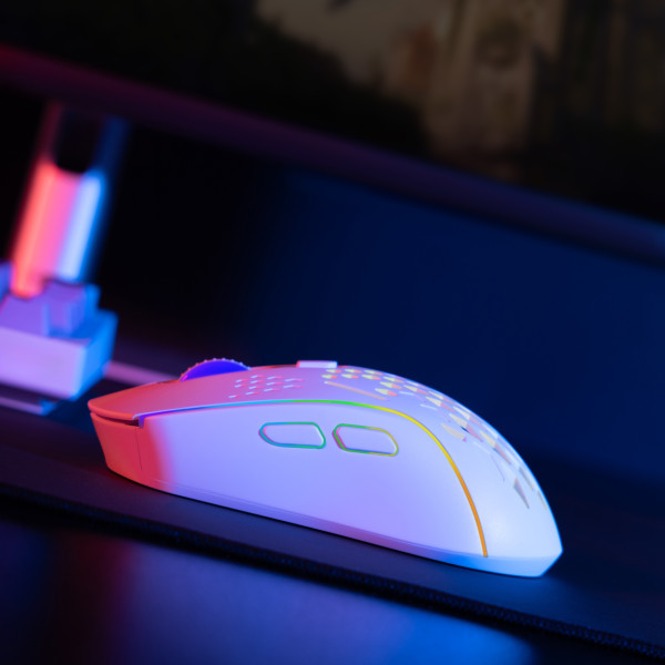 Фото - Миша бездротова ігрова Proove Gaming Buzz White (WMBU00022402)