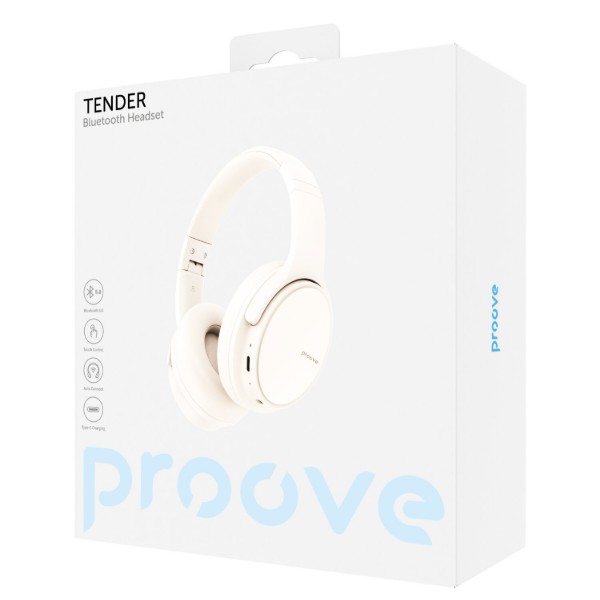 Фото - Навушники накладні бездротові Proove Tender Beige (488600324)