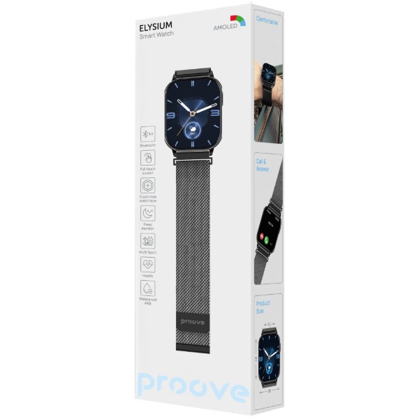Фото - Смарт-годинник Proove Elysium Black (SWEL00000001)