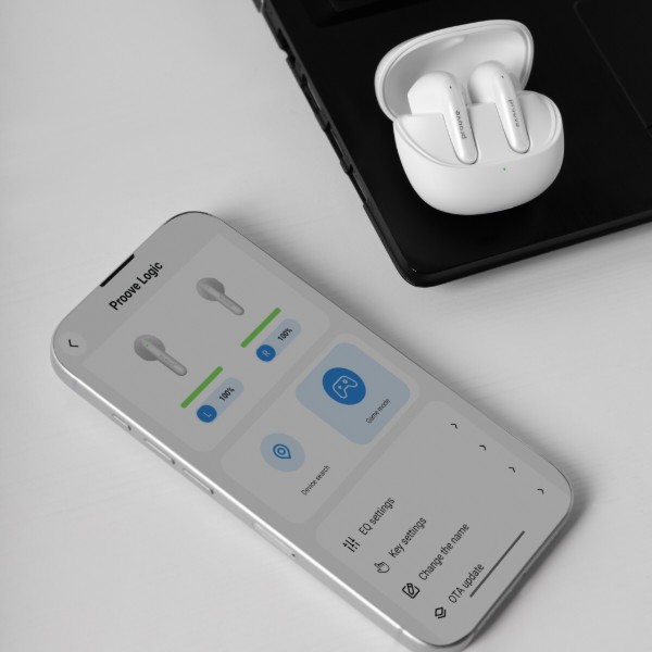Фото - Наушники вкладыши беспроводные TWS Proove Logic TWS (APP) pearl white (TWLG0001AP16)
