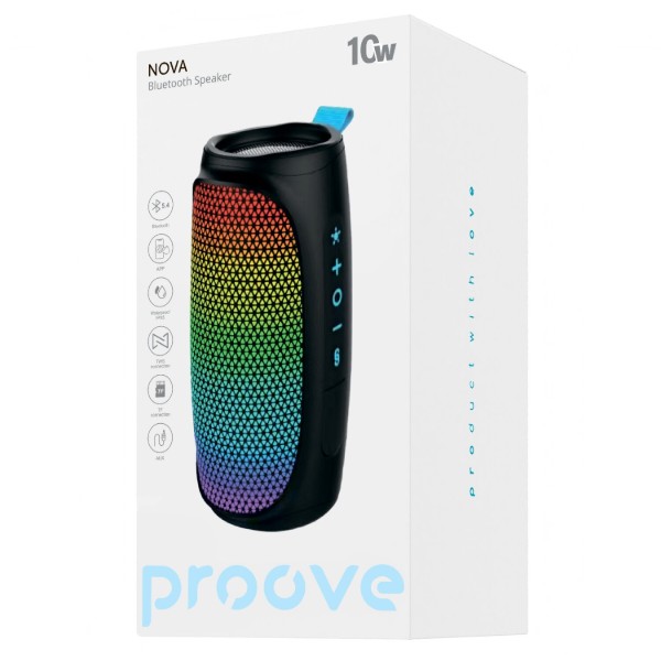 Фото - Портативная акустика Proove Nova 10W (APP) black (PDNW10001AP01)