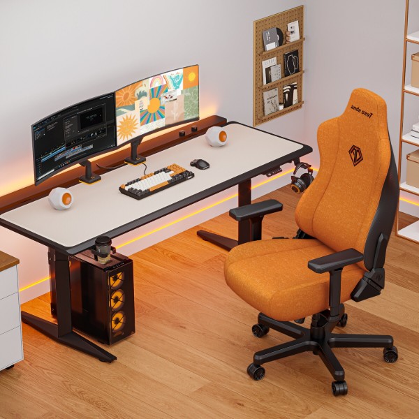 Фото - Крісло для геймерів Anda Seat Kaiser 3E XL Orange Fabric (AD23YC-XL-09-O-CF-O01)