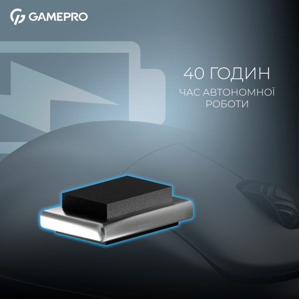 Фото - Мышь беспроводная игровая GamePro Asgard Loki Wireless RGB Black (GM022B) 
