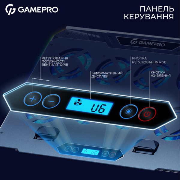 Фото - Подставка под ноутбук охлаждающая GamePro CP1040