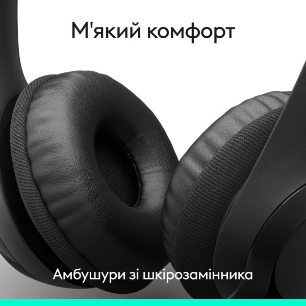 Фото - Гарнитура проводная Logitech H390 USB-C Midnight Black (981-001576)