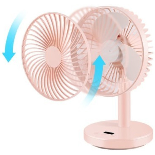 Фото - Вентилятор настільний Jile Desktop small fan 01 Pink (1146684)