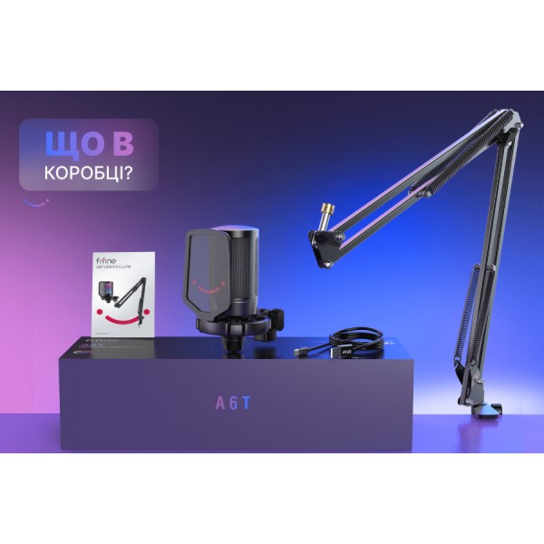 Фото - Микрофон для компьютера проводной Fifine A6T