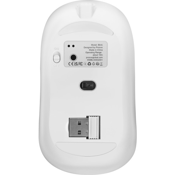 Фото - Миша бездротова Proove Blink White (WMBL00002002)