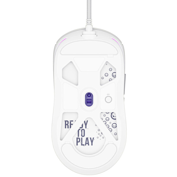 Фото - Миша дротова ігрова Lorgar MSA10 Ultralight Wired Gaming White (LRG-MSA10-WH)