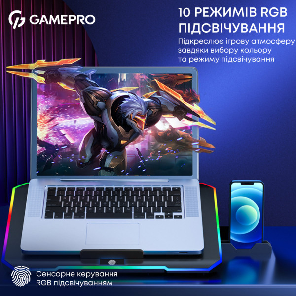 Фото - Подставка под ноутбук охлаждающая GamePro CP660