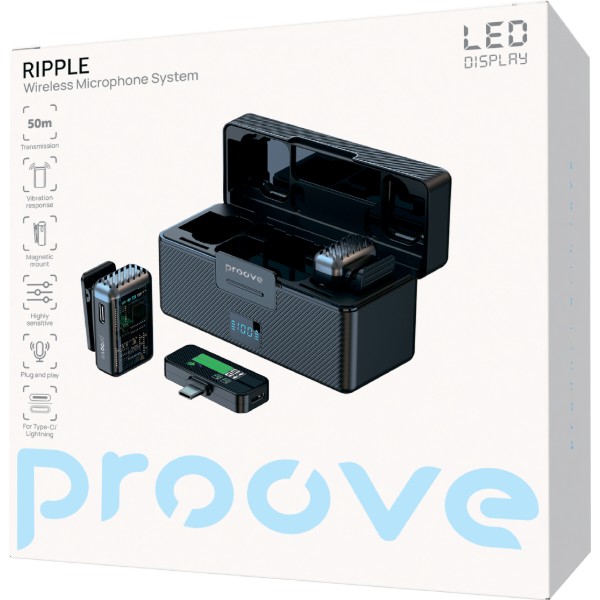 Фото - Микрофон для смартфона Proove Ripple black (PRWM00002001)
