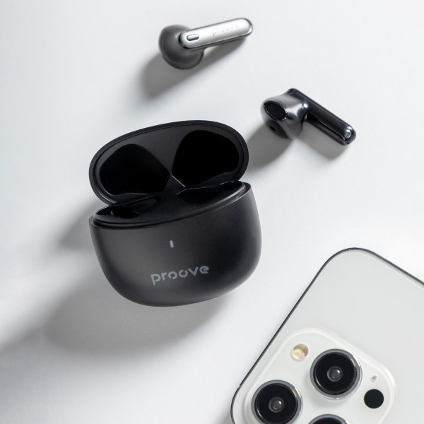 Фото - Навушники вкладиші бездротові TWS Proove Intro TWS (APP) Black (TWYP53002201)