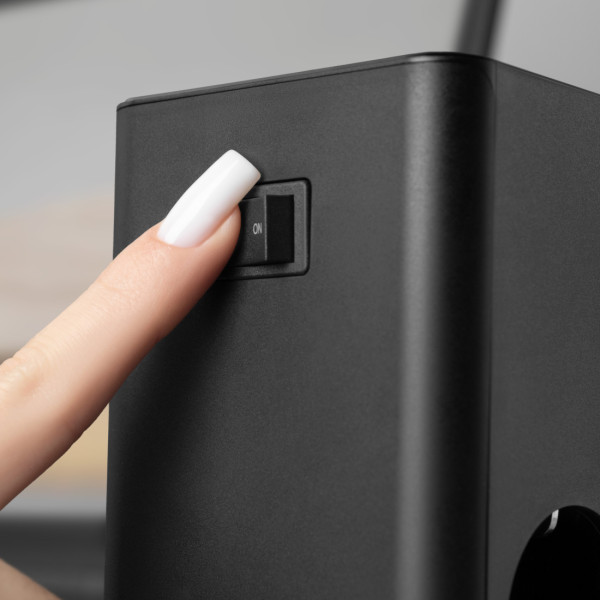 Фото - Мережевий зарядний пристрій Proove Power Cube 65W (3xAC + 2xType-C + 1xUSB) 1.5m black (PSPC36801201)