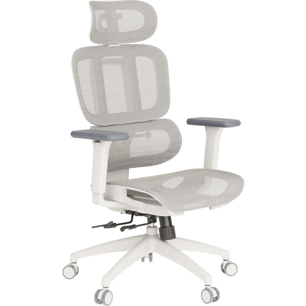 Фото - Крісло офісне OfficePro Skyline (OC680-W-LG-LG) White/Light Gray