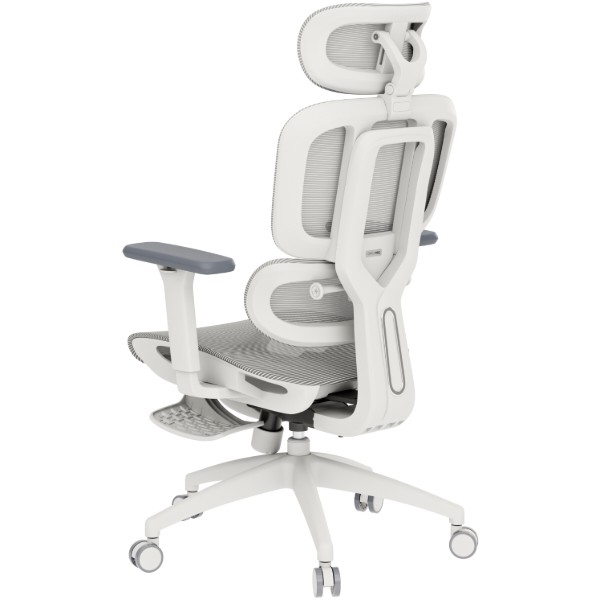 Фото - Кресло офисное OfficePro Skyline Footrest (OC750-W-LG-LG) White/Light Gray