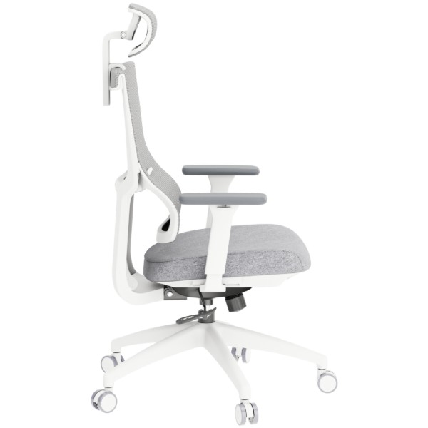 Фото - Крісло офісне OfficePro Elegant (OC600-W-LG-LG) White/Light Gray