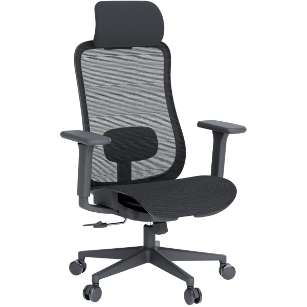 Фото - Крісло офісне OfficePro Wave (OC670-B-B-B) Black