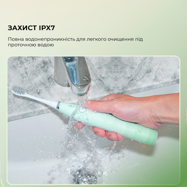 Фото - Зубна щітка електрична Oclean Flow S Electric Toothbrush Green (6970810557336)