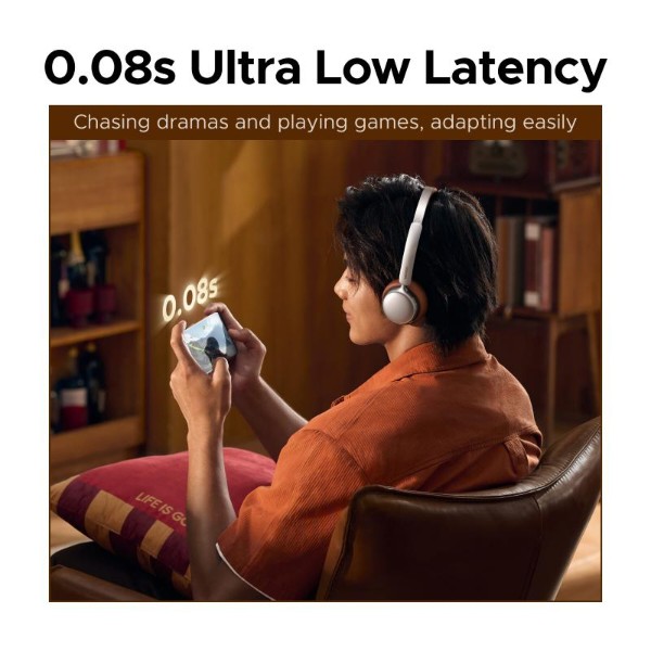 Фото - Навушники накладні бездротові UGREEN HP207 Studio Plus Active Noise Cancelling Matte Black (75630)