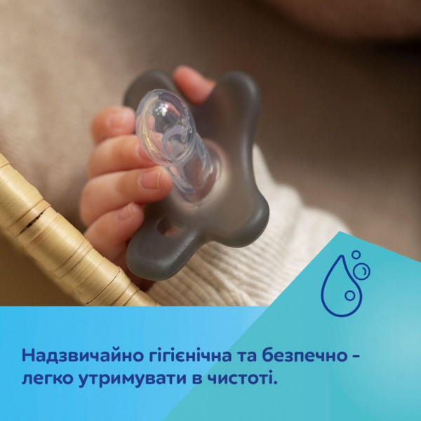 Фото - Симетрична пустушка Canpol babies 0-6 міс - біла (24/001_whi)
