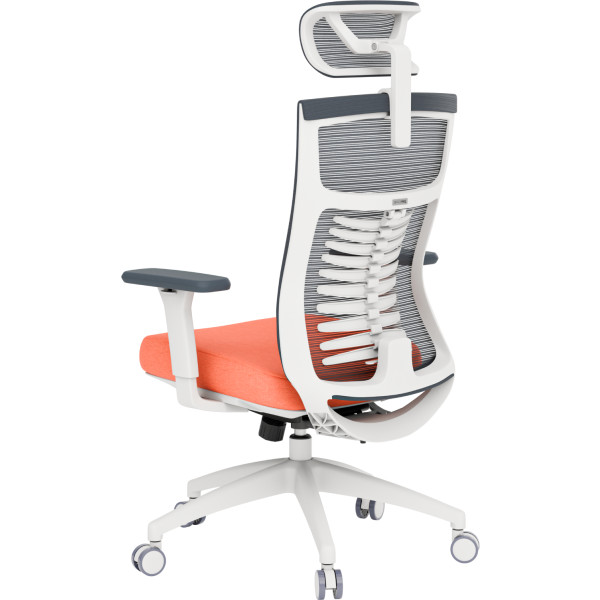 Фото - Крісло офісне OfficePro Balance (OC550-W-DG-OR) White/Dark Gray/Orange