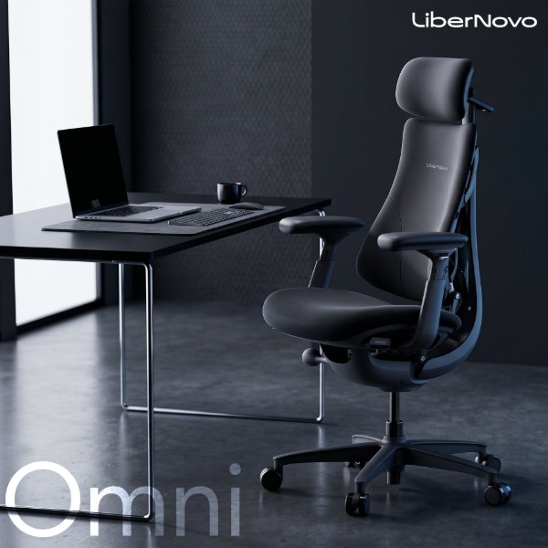 Фото - Крісло офісне LiberNovo Omni Midnight Black 48 см (CP-GW-0000015-00-01)