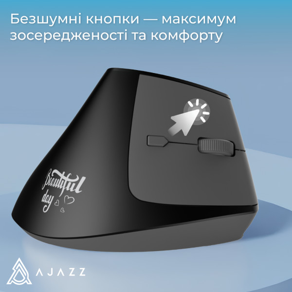 Фото - Миша бездротова ігрова Ajazz i300 Black (i300-B)
