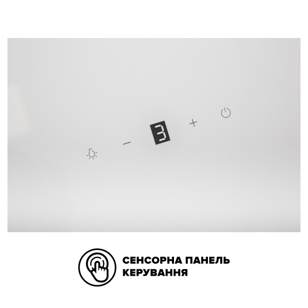 Фото - Витяжка декоративна Interline Flow WH A/60/GL/M