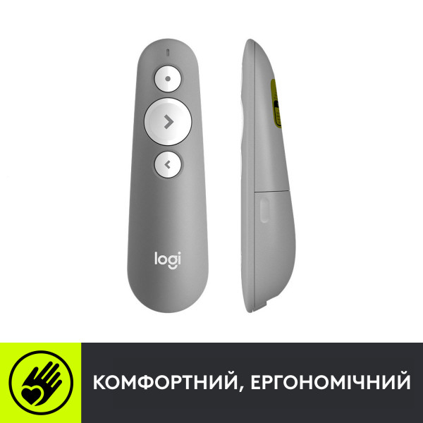 Фото - Презентер Logitech R500s Bluetooth Presentation Remote Mid Gray (910-006520)