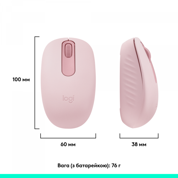 Фото - Миша бездротова Logitech M196 Bluetooth Mouse Rose (910-007461)