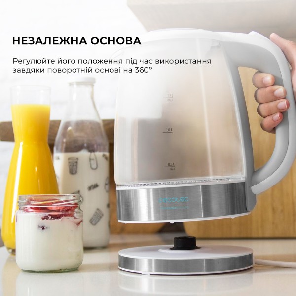 Фото - Електричний чайник Cecotec ThermoSense 350 Clear