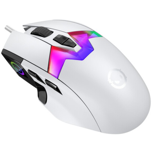 Фото - Миша дротова ігрова Lorgar MSP80 Wired Gaming Mouse Pro White (LRG-MSP80-WH)