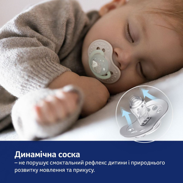 Фото - Симетрична пустушка Lovi Night&Day 0-6 міс 2 шт. Girl Hedgehog (22/929)