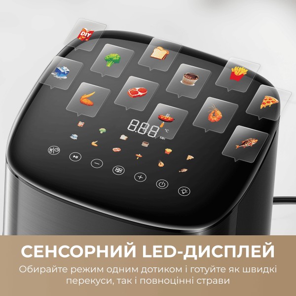 Фото - Мультипіч Mova AeroChef FD10s Pro Black (VFF12A-BL-S)