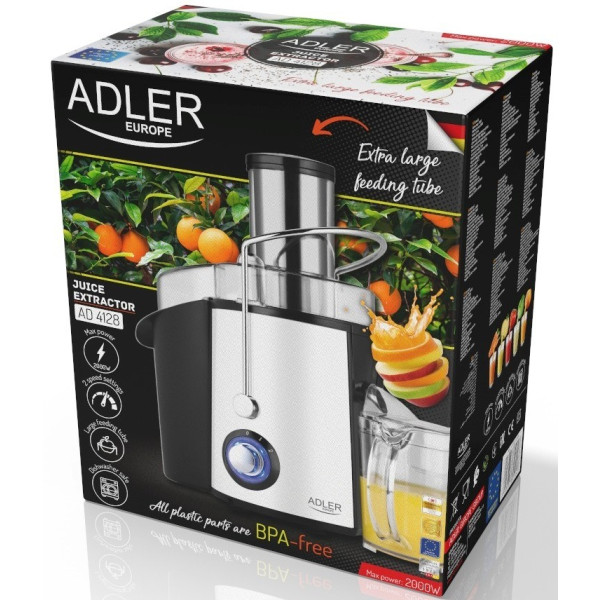 Фото - Соковитискач відцентровий Adler AD 4128