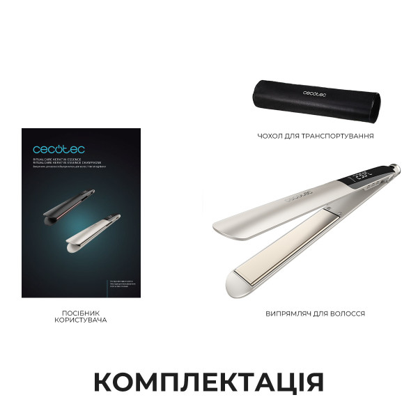 Фото - Выпрямитель волос Cecotec Lisse Keratin Essence Champagne (A01_EU01_110363)