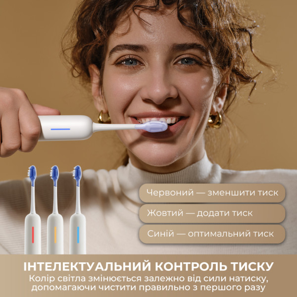 Фото - Зубная щетка электрическая Mova Fresh 20 Sensus White (ATS25B-WH)