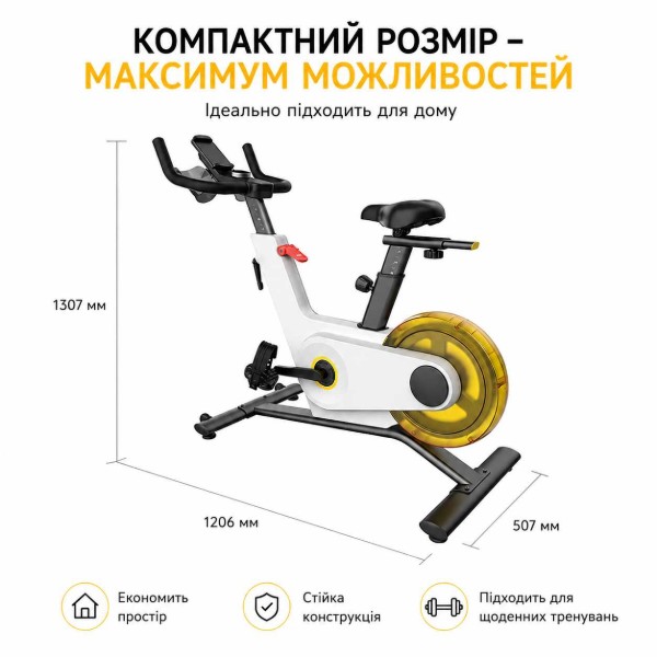 Фото - Велотренажер KingSmith SPRINT BIKE PB08S Black