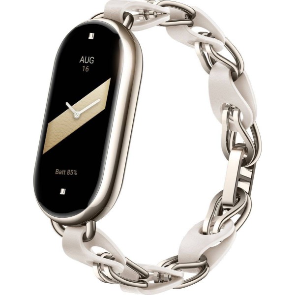 Фото - Ремінець для фітнес-браслету Xiaomi Smart Band 8 Chain Strap White (BHR7313GL)
