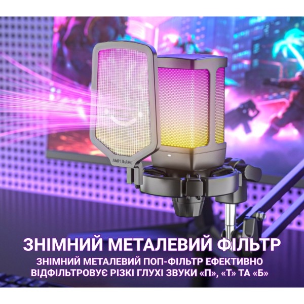 Фото - Мікрофон до комп'ютера Fifine Q6T USB Black