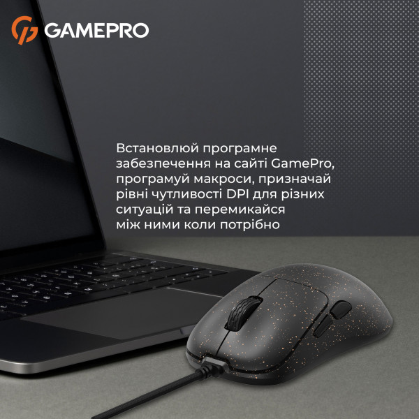 Фото - Миша дротова ігрова GamePro GM690D