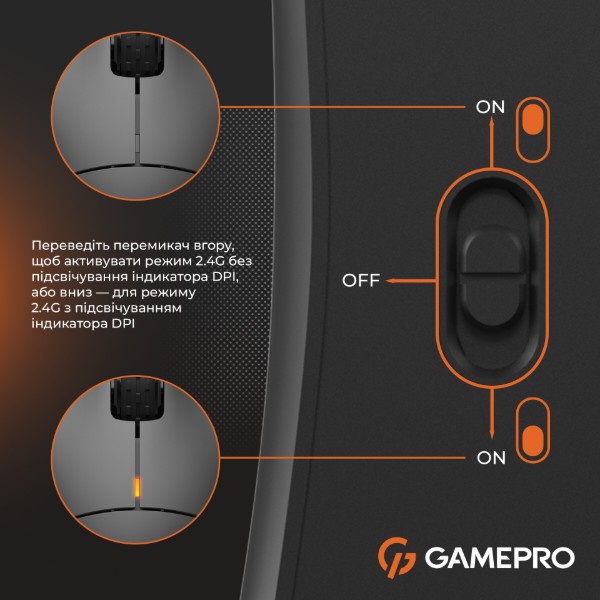 Фото - Мышь беспроводная игровая GamePro GM990B
