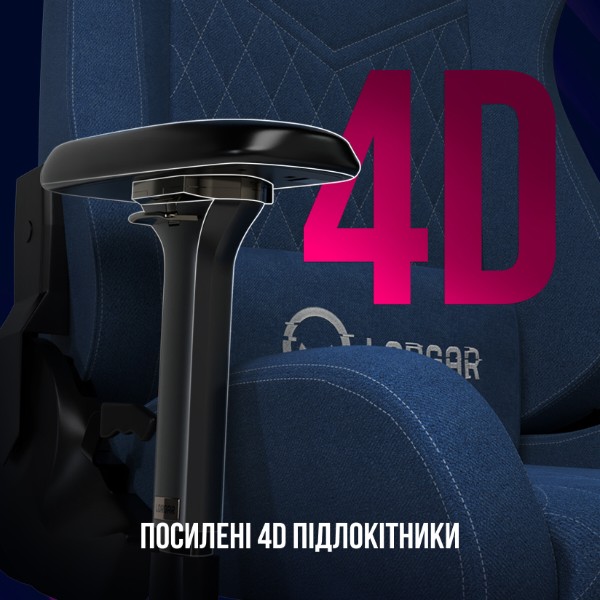 Фото - Крісло для геймерів Lorgar Ace 422 Blue (LRG-CHR422BL)