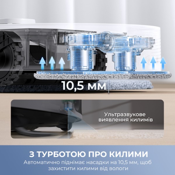 Фото - Робот-пилосос миючий Mova E40 ULTRA (RLE21SE)