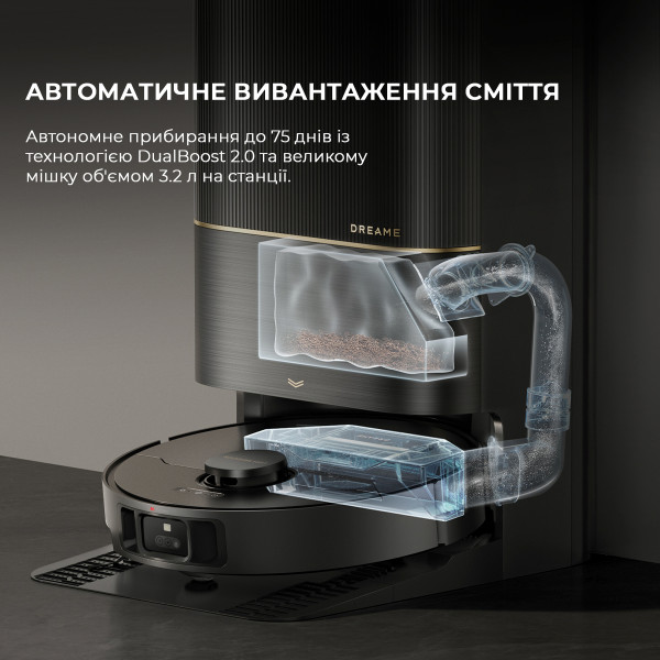 Фото - Робот-пылесос моющий Dreame Bot X40 Ultra Black (RLX63CE-Bl)