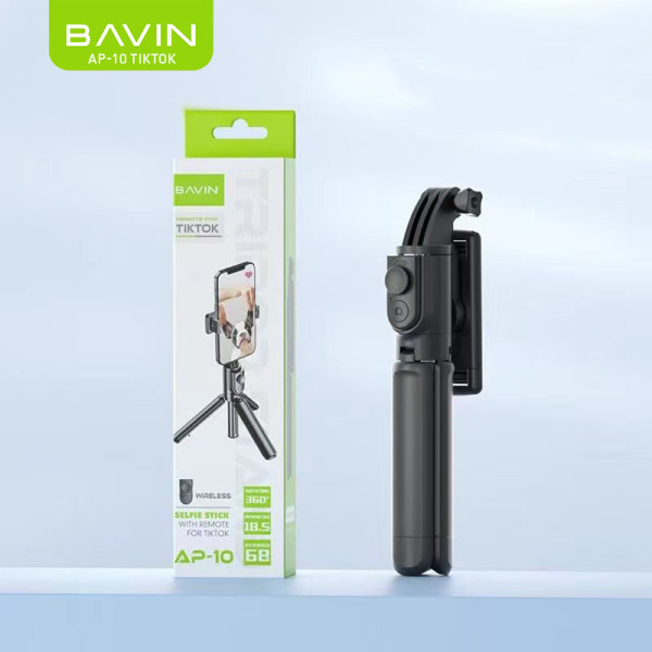 Фото - Трипод для селфи Bavin AP-10 TIKTOK TRIPOD SELFIE STICK Black (AP-10-BK)