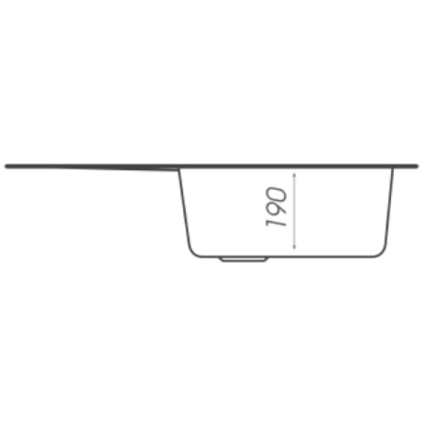 Фото - Мойка кухонная VALESO 7750 LIRA матовая Чорная