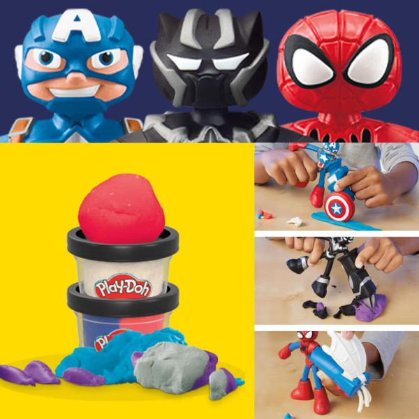 Фото - Набори для ліплення Hasbro Play Doh Пригоди героїв (G0333)