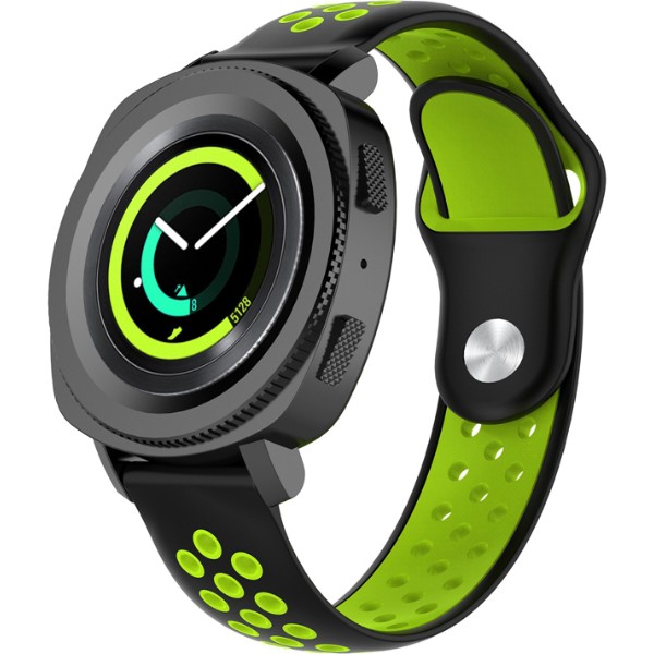 Фото - Ремешок для смарт-часов BeCover Nike Style for Amazfit Stratos 1/2/2S/3/GTR 2/GTR 47mm/GTR Lite 47mm/Nexo/Pace Black-Yellow (705814)
